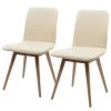 Studio Copenhagen Chaises rembourrées Loca (lot de 2) - Cuir Tupi : Crème 1 Studio Copenhagen Chaises rembourrées Loca (lot de 2) - Cuir Tupi : Crème -Chaises Soldes 2022 1000005348 210908 14175500006 IMAGE P000000001000005348