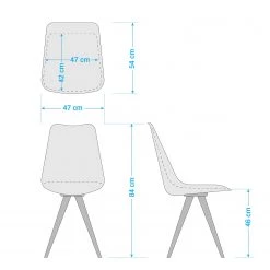 Mørteens Chaise Lindhom - Blanc - Lot de 2 -Chaises Soldes 2022 1000005727 201013 14322900002 SKETCH DETAILS P000000001000005727 sketch