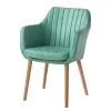 Mørteens Chaise à accoudoirs Leedy IV - Imitation cuir / Chêne massif - Vert menthe - 1 chaise 2 Mørteens Chaise à accoudoirs Leedy IV - Imitation cuir / Chêne massif - Vert menthe - 1 chaise -Chaises Soldes 2022 1000007434 190606 10551000012 IMAGE P000000001000007434