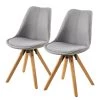 Mørteens Chaises capitonnées Aledas II - Tissu Cors: Granite - Lot de 2 -Chaises Soldes 2022 1000015958 201008 06195900013 IMAGE P000000001000015958