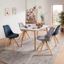 Mørteens Chaises capitonnées Aledas II - Tissu Cors: Granite - Lot de 2 -Chaises Soldes 2022 1000015958 201008 06200200015 MOOD DETAILS P000000001000015958 mood