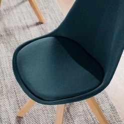 Mørteens Chaises capitonnées Aledas II - Tissu Cors: Bleu jean - Lot de 2 -Chaises Soldes 2022 1000015960 190619 18132100007 GALLERYIMAGES P000000001000015960