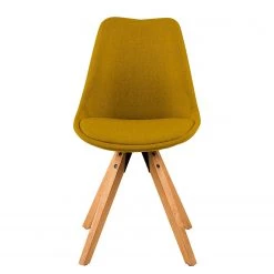 Mørteens Chaises capitonnées Aledas II - Tissu Cors: Jaune curry - Lot de 2 -Chaises Soldes 2022 1000015961 201008 06201700029 DETAILS P000000001000015961