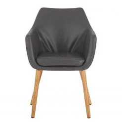 Mørteens Chaises à accoudoirs Nicholas - Cuir synthétique Aken: Gris clair vintage - 1 chaise 15 Mørteens Chaises à accoudoirs Nicholas - Cuir synthétique Aken: Gris clair vintage - 1 chaise -Chaises Soldes 2022 1000016016 200609 13010700030 DETAILS P000000001000016016