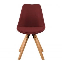 Mørteens Chaises capitonnées Aledas II - Tissu Cors: Rouge foncé - Lot de 2 -Chaises Soldes 2022 1000016100 200609 13011700042 DETAILS P000000001000016100