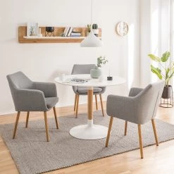 Mørteens Chaises à accoudoirs Nicholas XXL - Tissu Cors: Granite - 1 chaise -Chaises Soldes 2022 1000016139 201008 06223800174 MOOD DETAILS P000000001000016139 mood