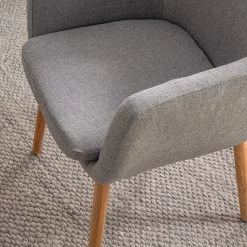 Mørteens Chaises à accoudoirs Nicholas XXL - Tissu Cors: Granite - 1 chaise -Chaises Soldes 2022 1000016139 201008 06224500180 DETAILS P000000001000016139