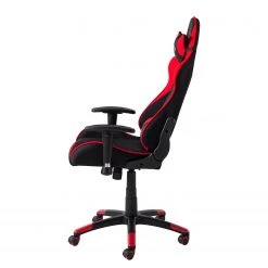 Home24office Fauteuil gamer mcRacing I - Tissu - Noir / Rouge -Chaises Soldes 2022 1000027352 200701 11445400005 DETAILS P000000001000027352