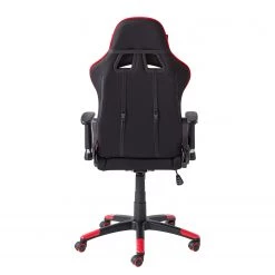 Home24office Fauteuil gamer mcRacing I - Tissu - Noir / Rouge -Chaises Soldes 2022 1000027352 200701 11445500006 DETAILS P000000001000027352