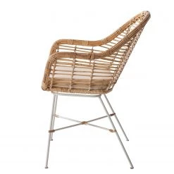 Eva Padberg Collection Chaise Garston (avec coussin d'assise) - Rotin / Métal - Rotin / Blanc 20 Eva Padberg Collection Chaise Garston (avec coussin d'assise) - Rotin / Métal - Rotin / Blanc -Chaises Soldes 2022 1000050849 190812 13025000003 DETAILS P000000001000050849