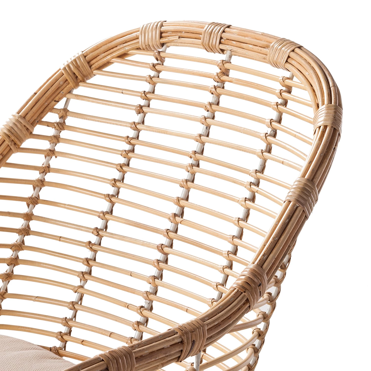 Eva Padberg Collection Chaise Garston (avec coussin d'assise) - Rotin / Métal - Rotin / Blanc 13 Eva Padberg Collection Chaise Garston (avec coussin d'assise) - Rotin / Métal - Rotin / Blanc – Image 11