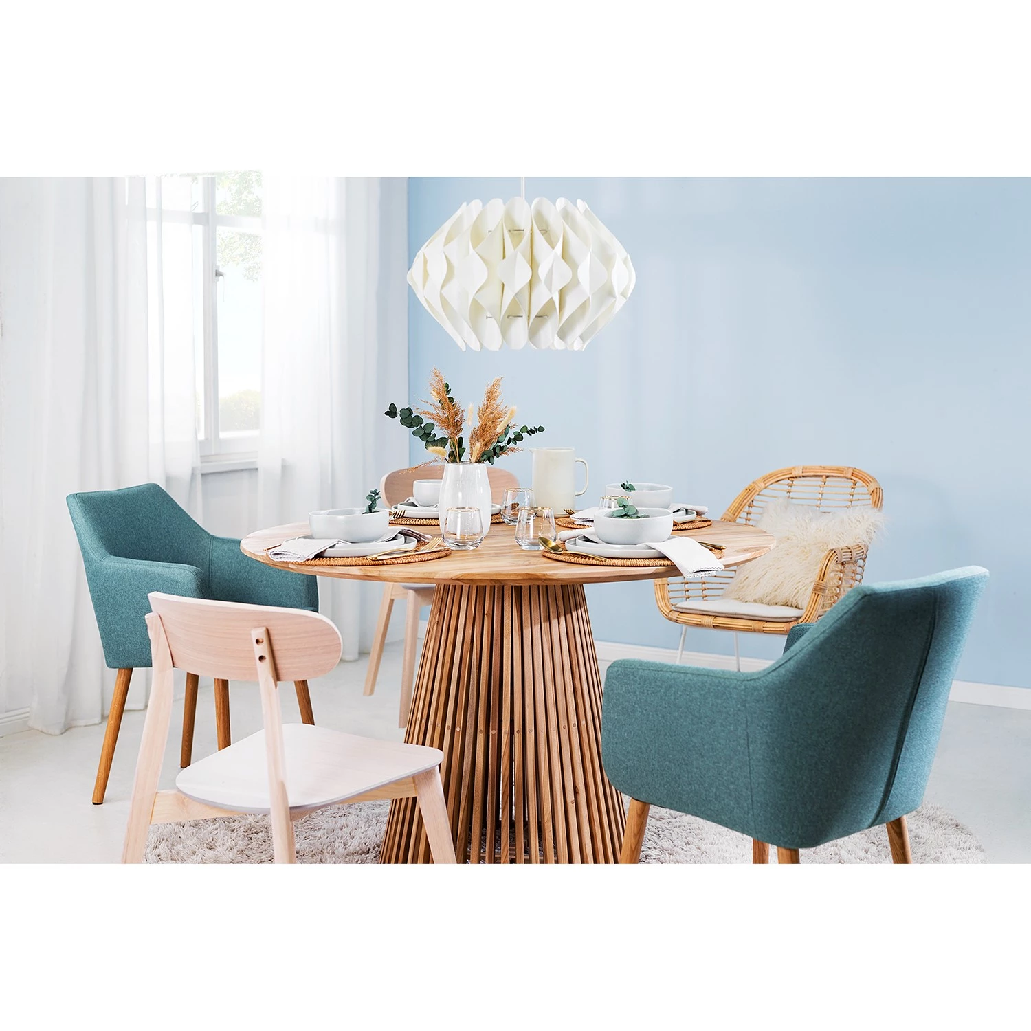 Eva Padberg Collection Chaise Garston (avec coussin d'assise) - Rotin / Métal - Rotin / Blanc 9 Eva Padberg Collection Chaise Garston (avec coussin d'assise) - Rotin / Métal - Rotin / Blanc – Image 7