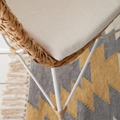 Mørteens Chaise Nokomai (avec coussin d'assise) - Rotin / Métal - Rotin / Blanc -Chaises Soldes 2022 1000050850 201130 10401600003 MOOD DETAILS P000000001000050850 mood