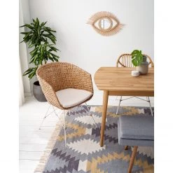 Mørteens Chaise Nokomai (avec coussin d'assise) - Rotin / Métal - Rotin / Blanc -Chaises Soldes 2022 1000050850 201130 10401600007 MOOD DETAILS P000000001000050850 mood