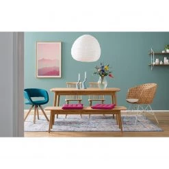 Mørteens Chaise Nokomai (avec coussin d'assise) - Rotin / Métal - Rotin / Blanc -Chaises Soldes 2022 1000050850 210311 18033200001 MOOD DETAILS P000000001000050850 mood