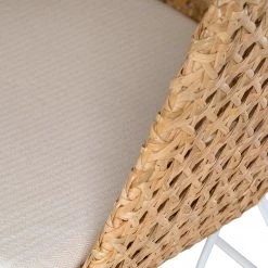 Mørteens Chaise Nokomai (avec coussin d'assise) - Rotin / Métal - Rotin / Blanc -Chaises Soldes 2022 1000050850 210520 16125900006 DETAILS P000000001000050850