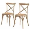Ridgevalley Chaises Mattutina (lot de 2) - Marron clair -Chaises Soldes 2022 1000054003 220209 121521000010 IMAGE P000000001000054003