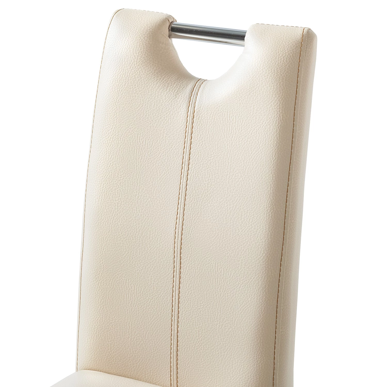 Ars Natura Chaises Lenya (lot de 2) - Imitation cuir beige / Hêtre naturel 7 Ars Natura Chaises Lenya (lot de 2) - Imitation cuir beige / Hêtre naturel – Image 5