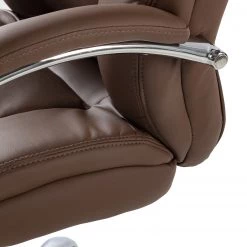 Home24office Fauteuil de direction Director II - Imitation cuir - Cappuccino -Chaises Soldes 2022 1000064391 200701 11452100043 DETAILS P000000001000064391