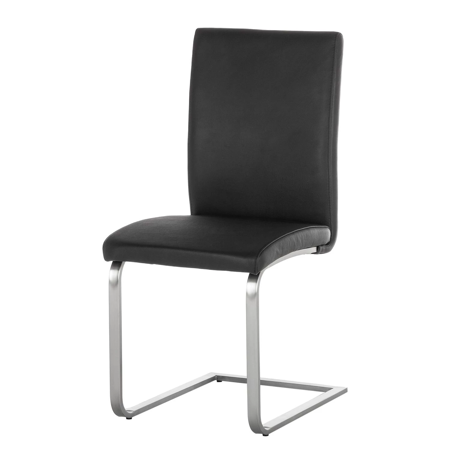 Fredriks Chaises cantilever Augusta I (lot de 2) - Cuir Aude: Noir - Sans accoudoirs 8 Fredriks Chaises cantilever Augusta I (lot de 2) - Cuir Aude: Noir - Sans accoudoirs – Image 6