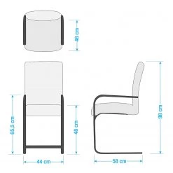 Fredriks Chaises cantilever Augusta I (lot de 2) - Cuir Aude: Créme - Avec accoudoirs 21 Fredriks Chaises cantilever Augusta I (lot de 2) - Cuir Aude: Créme - Avec accoudoirs -Chaises Soldes 2022 1000064496 200610 13273700041 SKETCH DETAILS P000000001000064496 sketch