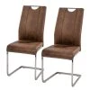 Fredriks Chaises cantilever Scalea (lot de 2) - Marron vintage -Chaises Soldes 2022 1000084097 09 IMAGE P000000001000084097
