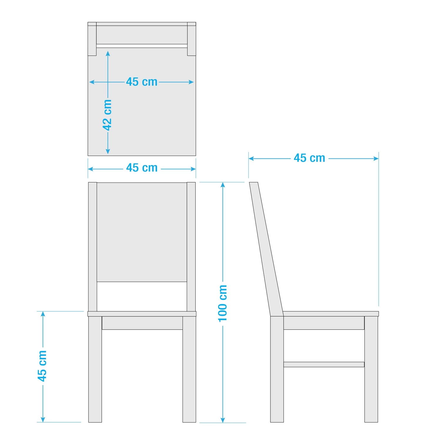 Wolf-Möbel Chaises Goa (lot de 2 chaises) - Multicolore 16 Wolf-Möbel Chaises Goa (lot de 2 chaises) - Multicolore – Image 14