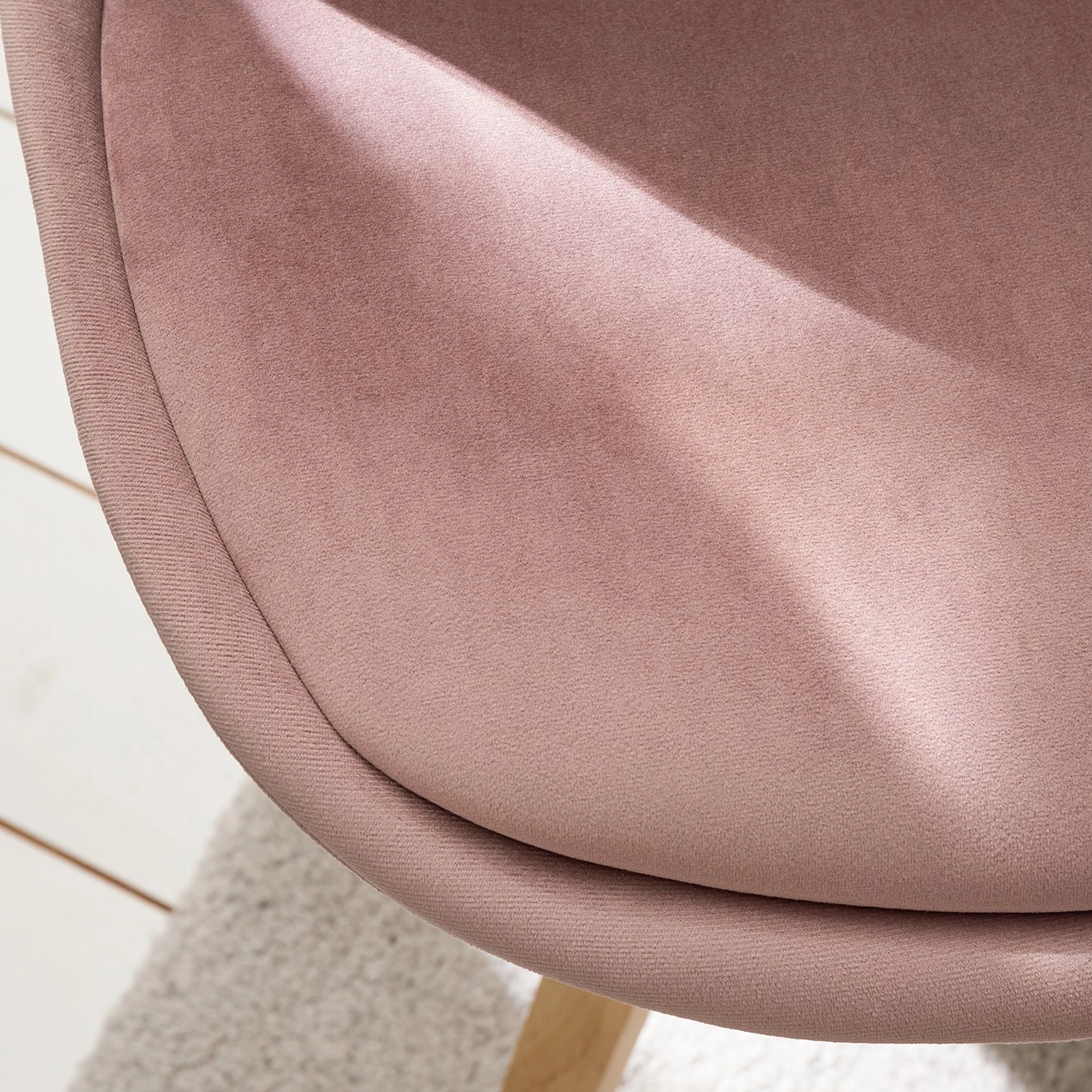 Mørteens Chaises capitonnées Aledas IV - Rose vieilli - Beige - Lot de 2 14 Mørteens Chaises capitonnées Aledas IV - Rose vieilli - Beige - Lot de 2 – Image 12