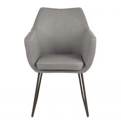 Mørteens Chaise à accoudoirs Nicholas IV - Tissu / Métal - Granit / gris-brun antique 20 Mørteens Chaise à accoudoirs Nicholas IV - Tissu / Métal - Granit / gris-brun antique -Chaises Soldes 2022 1000112681 201008 06225400189 DETAILS P000000001000112681