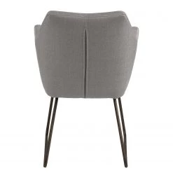 Mørteens Chaise à accoudoirs Nicholas IV - Tissu / Métal - Granit / gris-brun antique 23 Mørteens Chaise à accoudoirs Nicholas IV - Tissu / Métal - Granit / gris-brun antique -Chaises Soldes 2022 1000112681 201008 06225800192 DETAILS P000000001000112681