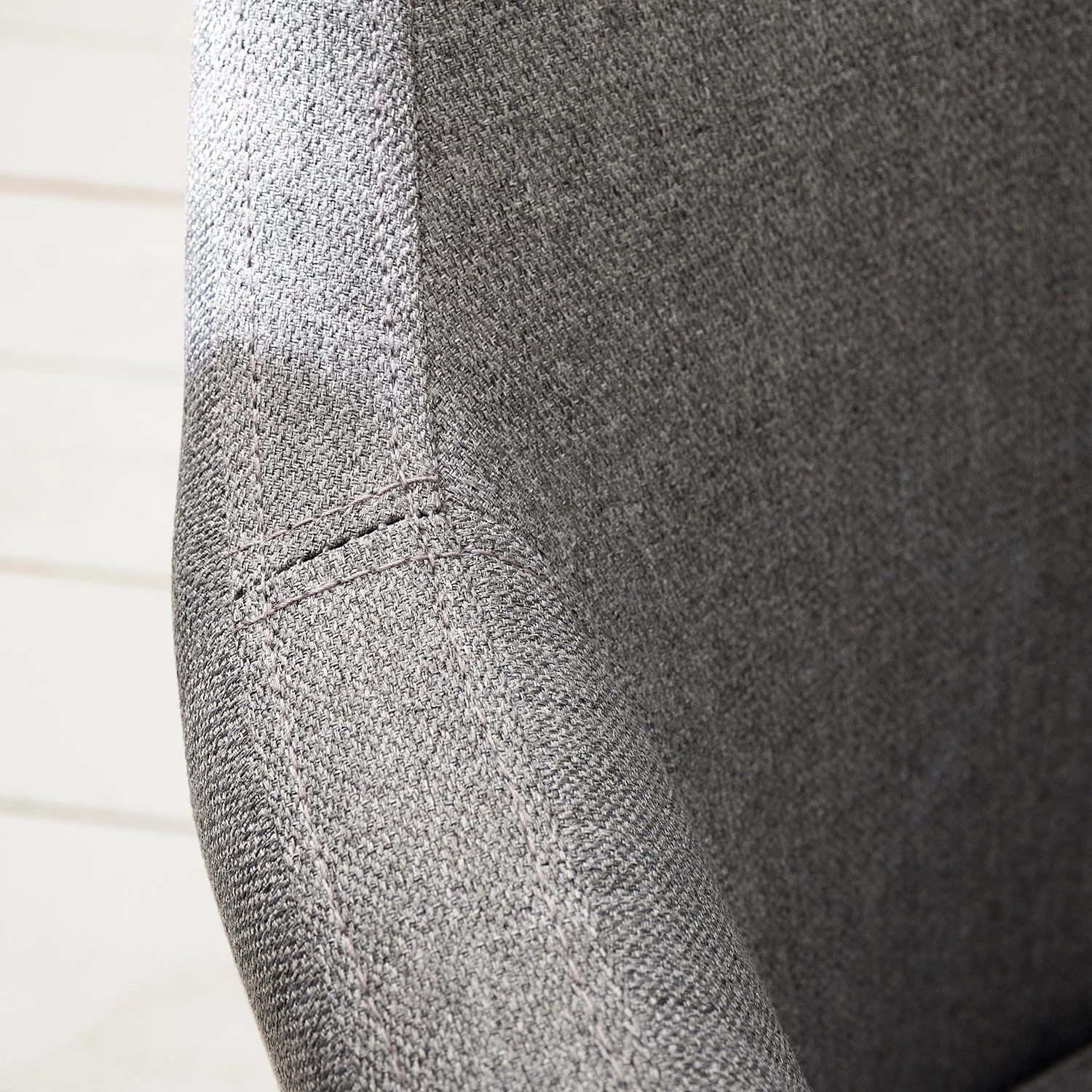 Mørteens Chaise à accoudoirs Nicholas IV - Tissu / Métal - Granit / gris-brun antique 12 Mørteens Chaise à accoudoirs Nicholas IV - Tissu / Métal - Granit / gris-brun antique – Image 10