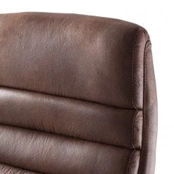 Home24office Fauteuil de direction Hatley II - Microfibre - Marron vintage / Cuivre -Chaises Soldes 2022 1000113520 200817 13075100023 DETAILS P000000001000113520