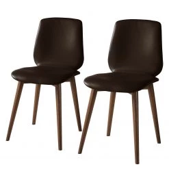 Studio Copenhagen Chaises Wilga V (lot de 2) - Cuir véritable