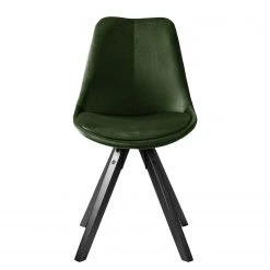 Mørteens Chaises capitonnées Aledas IV - Vert foncé - Noir - Lot de 2 -Chaises Soldes 2022 1000117282 190703 09454100018 GALLERYIMAGES P000000001000117282