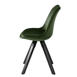 Mørteens Chaises capitonnées Aledas IV - Vert foncé - Noir - Lot de 2 -Chaises Soldes 2022 1000117282 190703 09454100019 GALLERYIMAGES P000000001000117282