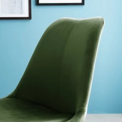Mørteens Chaises capitonnées Aledas IV - Vert foncé - Noir - Lot de 2 -Chaises Soldes 2022 1000117282 191023 08374800007 DETAILS P000000001000117282