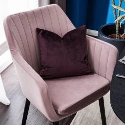 Jack & Alice Chaise avec accoudoirs Leezy G - Chêne massif / Velours - Rose vieilli / Noir 20 Jack & Alice Chaise avec accoudoirs Leezy G - Chêne massif / Velours - Rose vieilli / Noir -Chaises Soldes 2022 1000123838 190327 07511500009 GALLERYIMAGES P000000001000123838