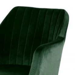 Jack & Alice Chaise de bureau Leezy - Velours - Vert / Noir -Chaises Soldes 2022 1000123851 200701 14292900008 DETAILS P000000001000123851