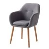Mørteens Chaise à accoudoirs Bolands - Gris clair / Chêne 1 Mørteens Chaise à accoudoirs Bolands - Gris clair / Chêne -Chaises Soldes 2022 1000126061 180725 07402501 IMAGE P000000001000126061