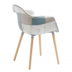 Norrwood Chaises à accoudoirs Kevya II (lot de 2) - Tissu / Hêtre massif - Menthe / Beige -Chaises Soldes 2022 1000128745 180821 08503880 GALLERYIMAGES P000000001000128745