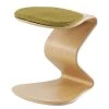 Mayer Sitzmöbel Tabouret myERCOLINO - Laine de Laneve / Placage en bois véritable - Jaune olive -Chaises Soldes 2022 1000137048 181116 132355126 IMAGE P000000001000137048
