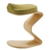Mayer Sitzmöbel Tabouret myERCOLINO - Laine de Laneve / Placage en bois véritable - Jaune olive -Chaises Soldes 2022 1000137067 181116 132413233 IMAGE P000000001000137067