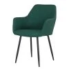 Tenzo Chaises à accoudoirs Linn - Tissu / Métal - Noir - Vert sapin 1 Tenzo Chaises à accoudoirs Linn - Tissu / Métal - Noir - Vert sapin -Chaises Soldes 2022 1000144180 190417 08222100002 IMAGE P000000001000144180