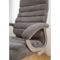 Furnitive Fauteuil de bureau Hatley III - Microfibre - Gris -Chaises Soldes 2022 1000147206 201012 11155400034 DETAILS P000000001000147206