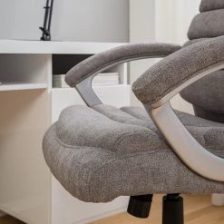 Furnitive Fauteuil de bureau Hatley III - Microfibre - Gris -Chaises Soldes 2022 1000147206 201012 11155800038 DETAILS P000000001000147206