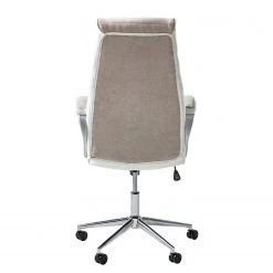 Furnitive Fauteuil de bureau Austinmer - Microfibre / Imitation cuir - Beige / Blanc -Chaises Soldes 2022 1000147208 200812 14125100004 DETAILS P000000001000147208