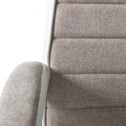 Furnitive Fauteuil de bureau Austinmer - Microfibre / Imitation cuir - Beige / Blanc -Chaises Soldes 2022 1000147208 200812 14125100006 DETAILS P000000001000147208