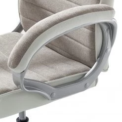 Furnitive Fauteuil de bureau Austinmer - Microfibre / Imitation cuir - Beige / Blanc -Chaises Soldes 2022 1000147208 200812 14125100007 DETAILS P000000001000147208