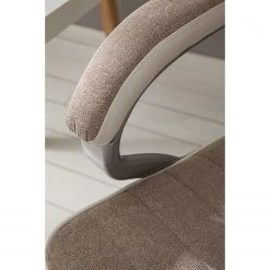Furnitive Fauteuil de bureau Austinmer - Microfibre / Imitation cuir - Beige / Blanc -Chaises Soldes 2022 1000147208 200819 06141100009 DETAILS P000000001000147208
