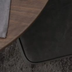 Ars manufacti Chaises Watson (lot de 2) - Imitation cuir / Acier - Noir - Gris vintage -Chaises Soldes 2022 1000151924 190905 09335800037 DETAILS P000000001000151924